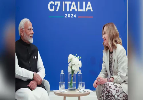 PM in Italy for G7 | Meetings with Meloni and Pope